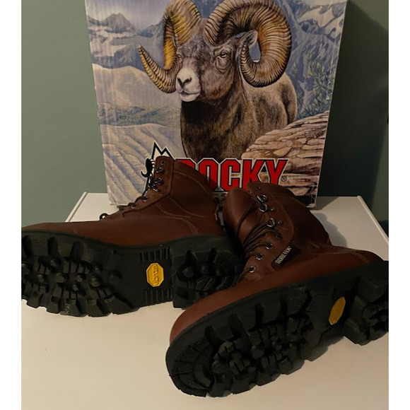 Rocky Ranger 8" Steel Toe Gore-Tex Waterproof 600G Insulated Boots 6224 Size 8M - Picture 3 of 8